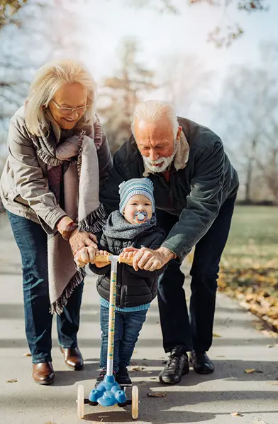 Couple with Grandchild
